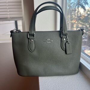 Coach Olive/Sage Green Mini Bag